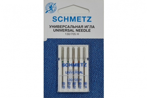 Иглы Schmetz универсальные (70x2, 80x2, 90x1), 5 шт в Змеиногорске