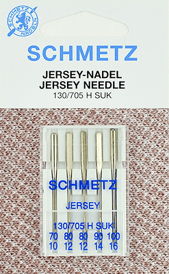 Иглы Schmetz джерси 130/705 H SUK (70x1, 80x2, 90x1, 100x1) 5 шт в Змеиногорске
