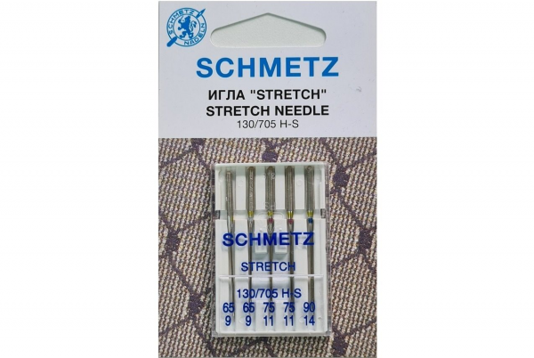 Иглы Schmetz стрейч combi (65x2, 75x2, 90x1), 5 шт в Змеиногорске